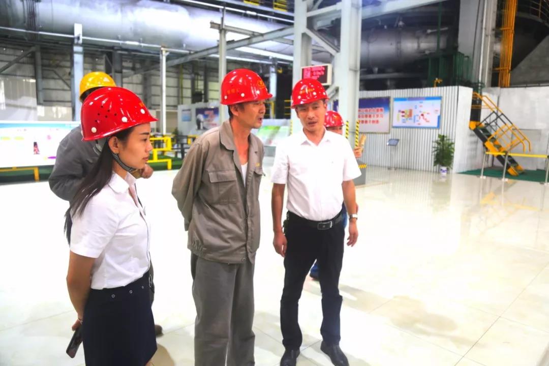 涉縣崇利制鋼環(huán)保副總王永年一行到我公司觀摩學(xué)習(xí)